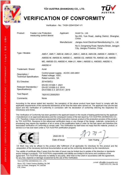 Medium Voltage Protection Relay