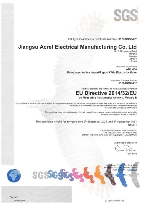 AC Din Rail Energy Meter